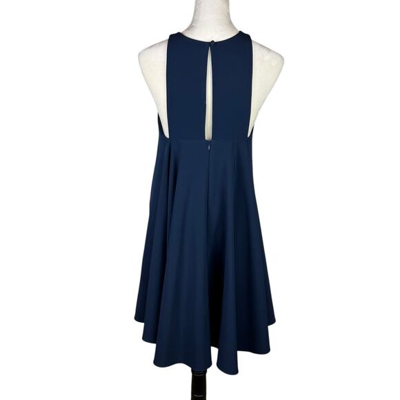 Milly Cady Collection Angular Trapeze Mini Sleeveless Party Dress with POCKETS - Picture 4 of 14